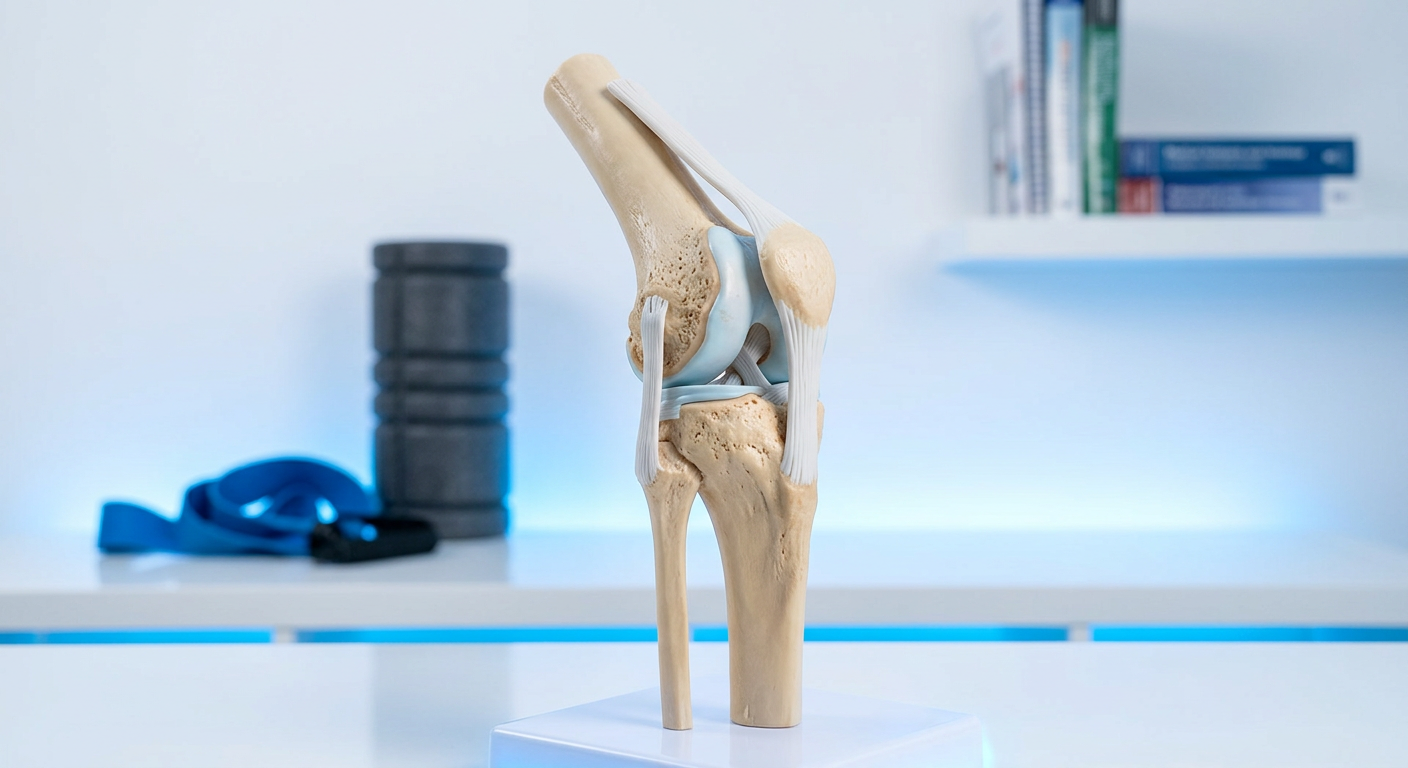 Knee replacement recovery — serene lake path symbolizing recovery journey