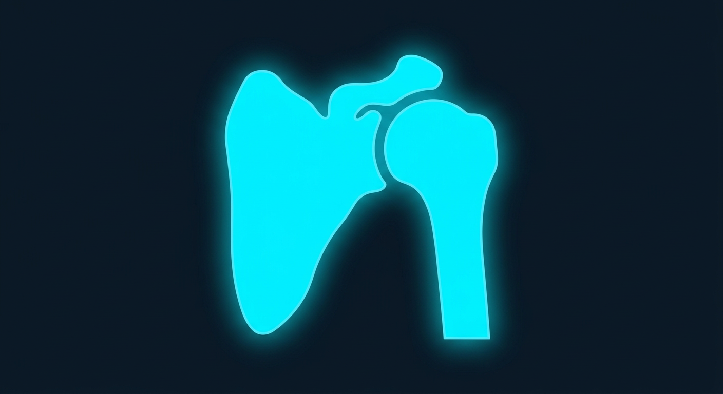 Shoulder joint anatomy illustration