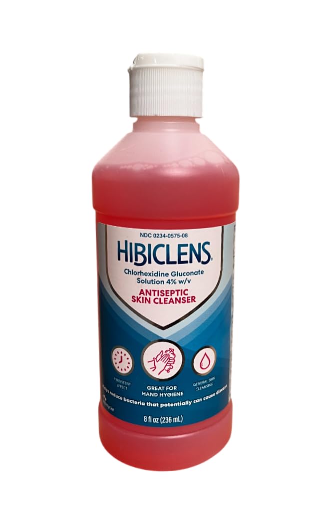 Hibiclens Antimicrobial Skin Cleanser - 8oz - 4% CHG - hip replacement recovery product