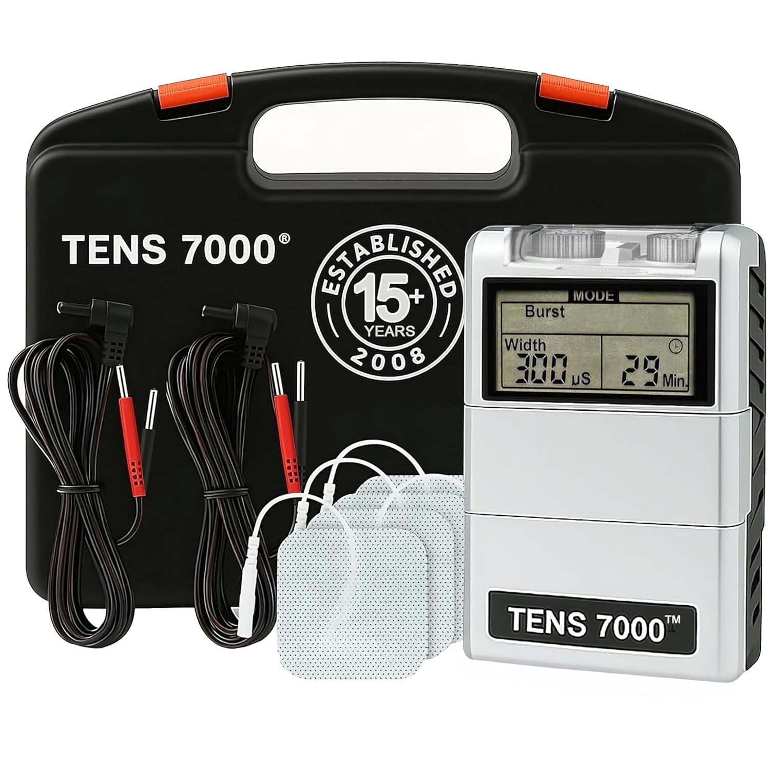 TENS 7000 Digital Unit - Muscle Stimulator for Pain Relief - hip replacement recovery product