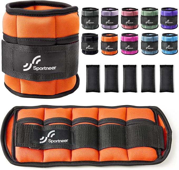 Sportneer Adjustable Ankle Weights - Pair - knee replacement recovery product