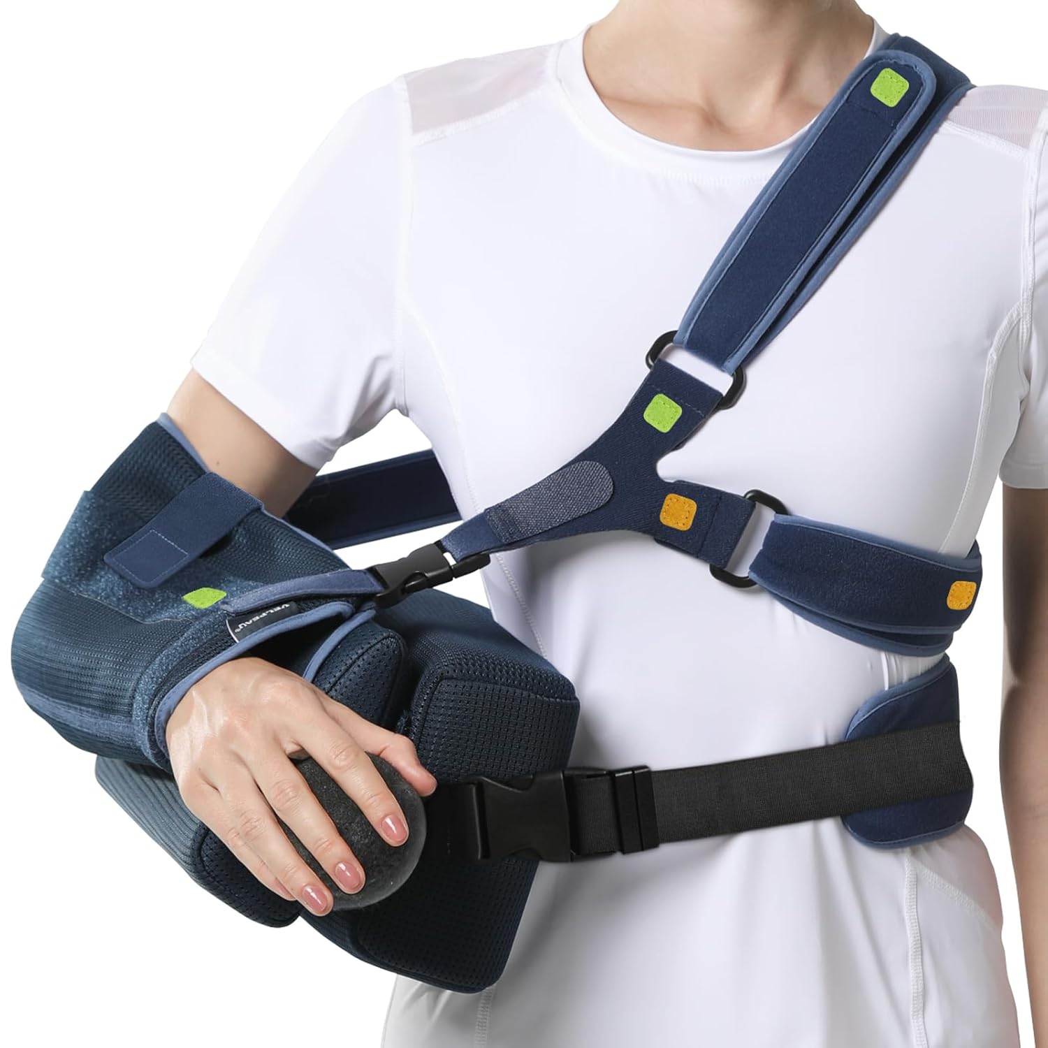 Velpeau Shoulder Abduction Sling with Two Removable Pillows - shoulder replacement recovery product