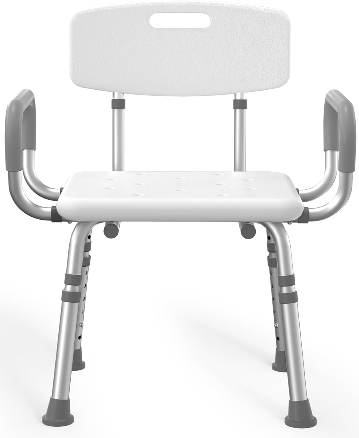 HOMLAND Shower Chair with Arms and Back - 500 lbs Heavy Duty - hip replacement recovery product